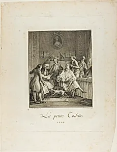 La Petite Toilette (The Little Toilette, from Monument du Costume Physique et Moral de la fin du Dix-huitième siècle)