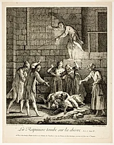 La Rapiniere tombe sur la Chevre (The Plunderer Falls on the Goat, from the Comique de Scarron) by Jean-Baptiste Oudry