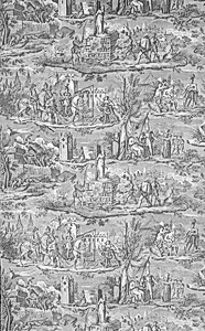 La Vie de Jeanne d'Arc (The Life of Joan of Arc) (Furnishing Fabric)