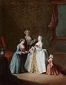 Lady at Her Toilette