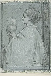 Lady with Vase