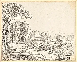 Landscape, House in Park