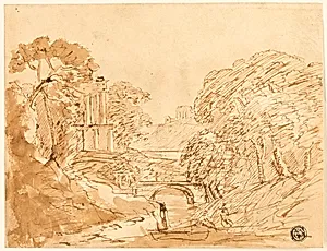 Landscape with Bridge and Ruins