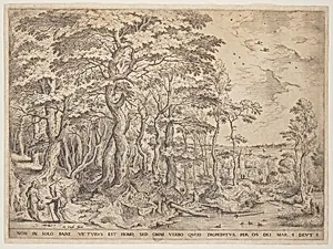 Landscape with Christ