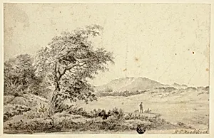 Landscape with Couple and Dog