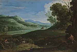 Landscape with Hunters