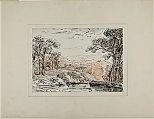 Landscape with River and Distant Hills