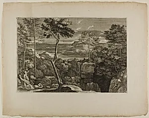 Landscape with Three Brigands and Their Victim