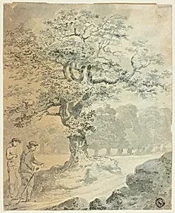 Landscape with Two Male Figures