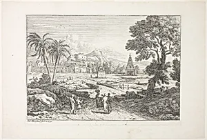 Landscape with Two Palms