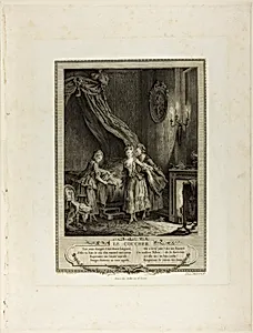 Le Coucher (Retiring for the Night, from Monument du Costume Physique et Moral de la fin du Dix-huitième siècle)