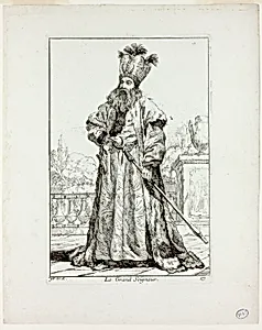 Le Grand Seigneur, plate seventeen from Caravanne du Sultan à la Mecque