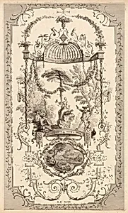 Le May, plate 100 from " L'Oeuvre d'Antoine Watteau"