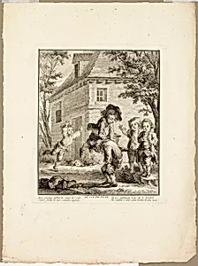 Leap Frog, from The Games of the Urchins of Paris