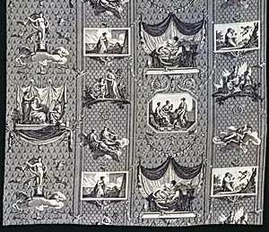 L'Historie de Psyche (The Story of Psyche) (Furnishing Fabric) by Jean Baptiste Huet