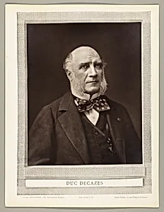 Élie-Louis, duc Decazes (French statesman and diplomat, 1819-1886)