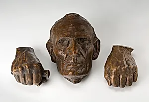 Life Cast of the Hands and Face of Abraham Lincoln