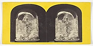 Lincoln Memorial. Dissected Leaves, No. 4810 from the series "Anthony's Stereoscopic Views"