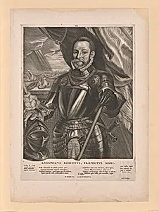 Lodewijk van Boisot, Admiral of Zeeland, from Quatuor Personae by Cornelis Visscher