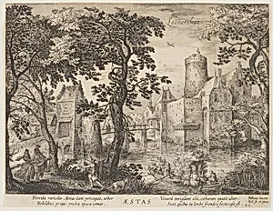 Loenersloot - Summer, from The Seasons, View of Castles in the Vicinity of Amsterdam