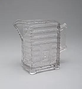 "Log Cabin" pattern creamer