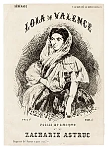 Lola de Valence by Édouard Manet