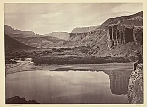 Looking Across the Colorado River to the Mouth of Paria Creek by Timothy O'Sullivan