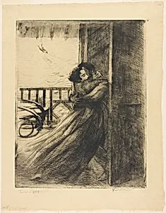 Love, plate two from Woman