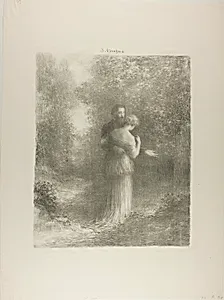 Love Poems, first plate by Henri Fantin-Latour