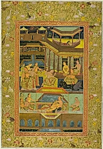 Lovers in a Zenana Garden at Night