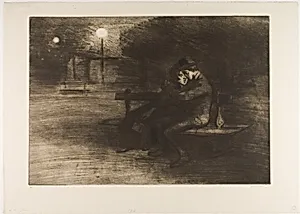 Lovers on a Bench