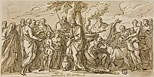 Lupercalia (recto), and Sketches of Figures (verso)