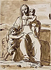 Madonna and Child with Saint John