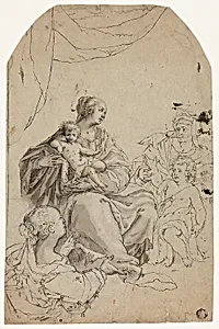 Madonna and Child with Saints Elizabeth, John and Anne