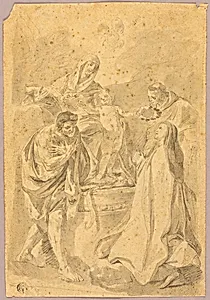 Madonna and Child with Three Saints