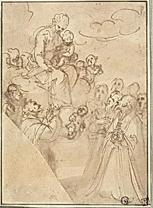 Madonna of the Rosary, with Dominic and Other Saints