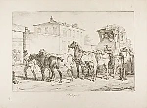 Mail Coach by Horace Vernet