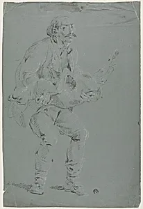 Man Carrying a Dead Dog