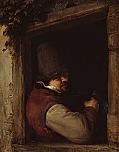 Man with a Tankard at a Window