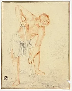 Man with Spade