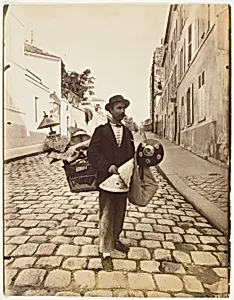 Marchand abat-jours by Jean-Eugène-Auguste Atget