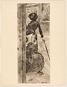 Mary Cassatt at the Louvre: The Paintings Gallery by Hilaire Germain Edgar Degas