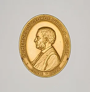 Medal Depicting George William Curtis