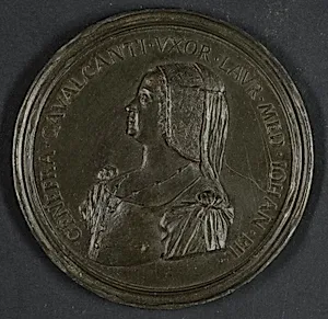Medal Depicting Ginevra Cavalcanti