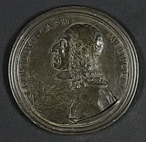 Medal Depicting Leopoldo de' Medici (1617–1675) by Antonio Francesco Selvi