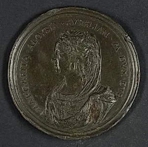 Medal Depicting Marguerite Louise of Orleans (1645–1721) by Antonio Francesco Selvi