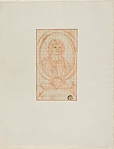 Medallion Portrait of a Clergyman by Bernard Picart