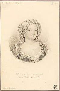 Medallion Portrait of Mlle de Fontanges