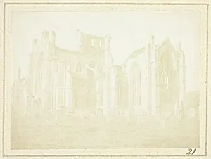 Melrose Abbey by William Henry Fox Talbot