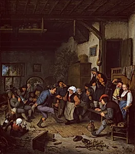 Merrymakers in an Inn